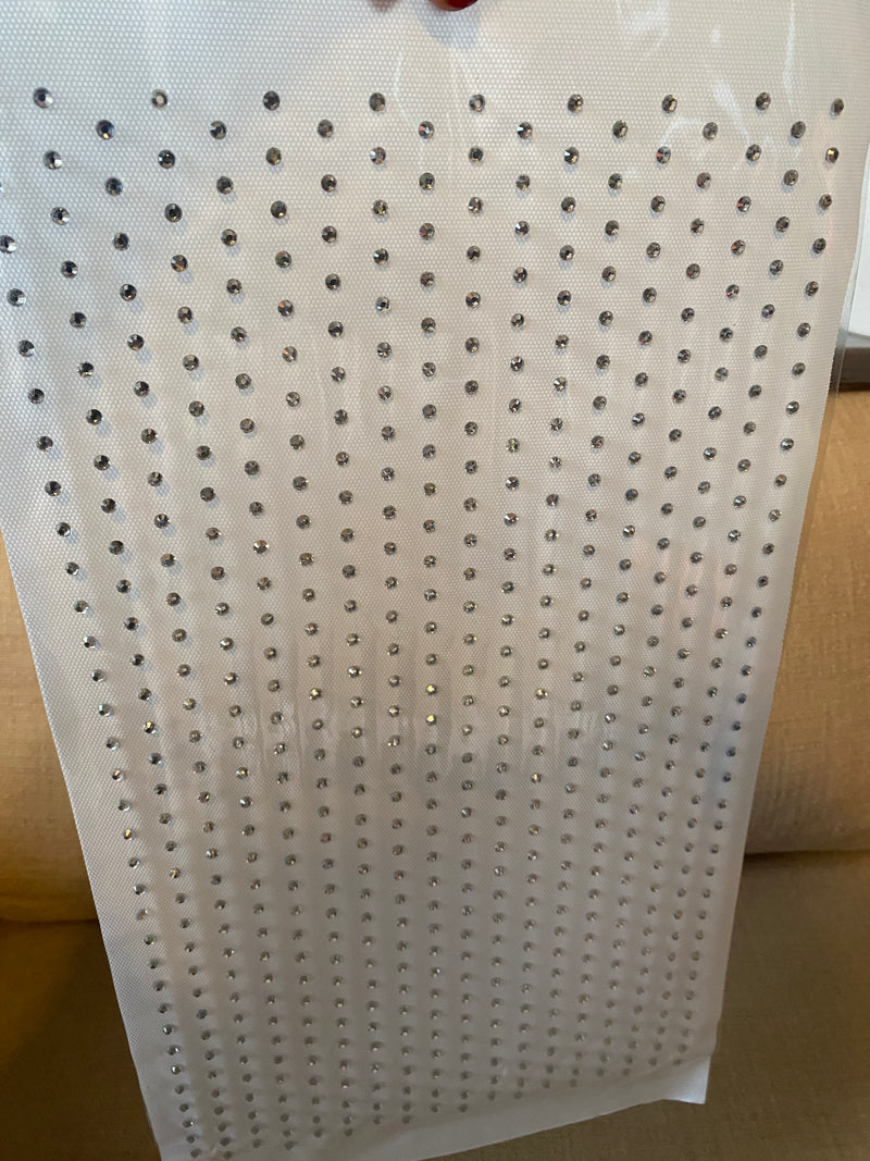 JROCK DESIGNS HOTFIX BLING SHEET size 20 Crystal  or AB  11 X18"