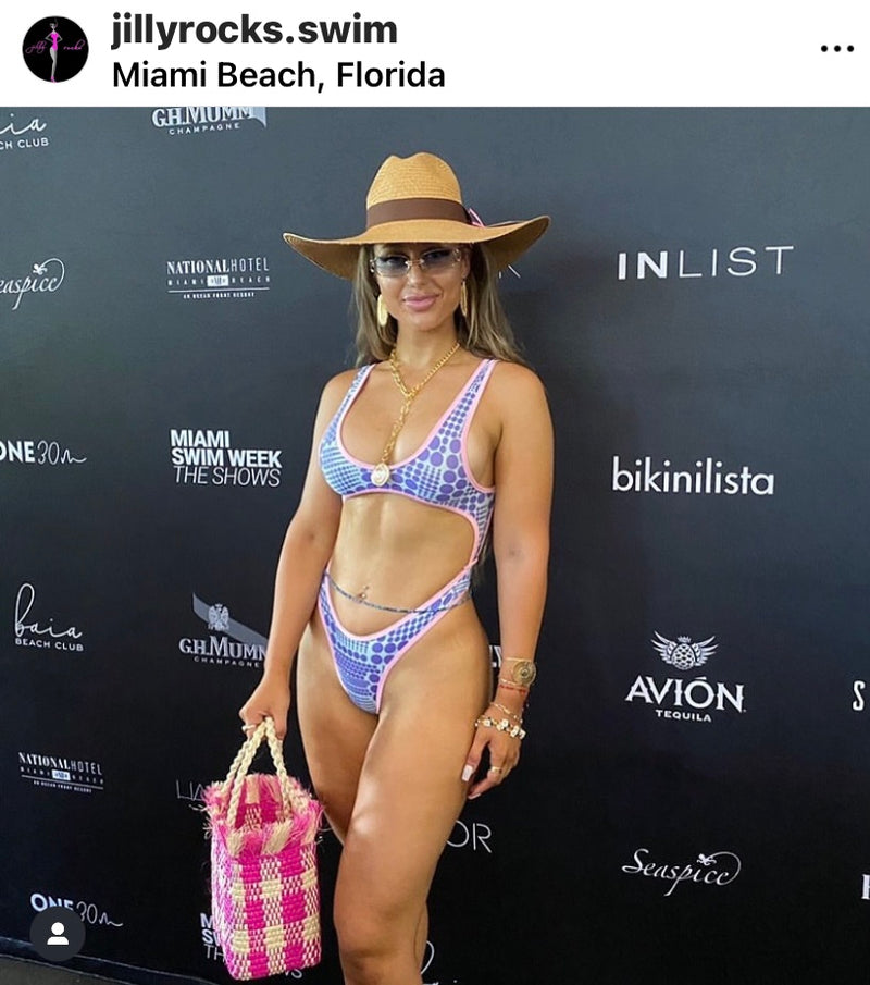 JILLYROCKS 1 pc Purple silver Tank O Bodysuit thong