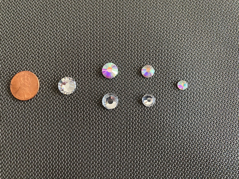 CRYSTAL SS48 ROUND RHINESTONE BLING Hotfix