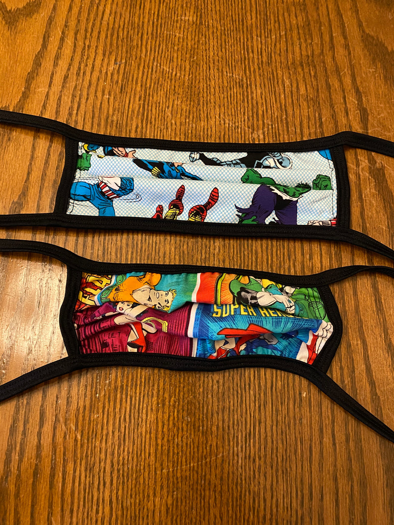 JILLYROCKS MASK Marvel and superhero