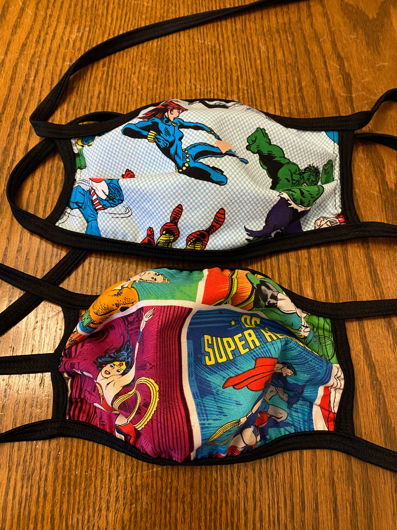 JILLYROCKS MASK Marvel and superhero